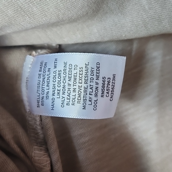 Caslon Nordstrom Tan Open Cardigan Jacket, Size S - Picture 4 of 4